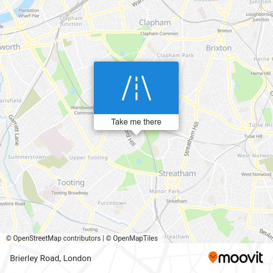 Brierley Road map