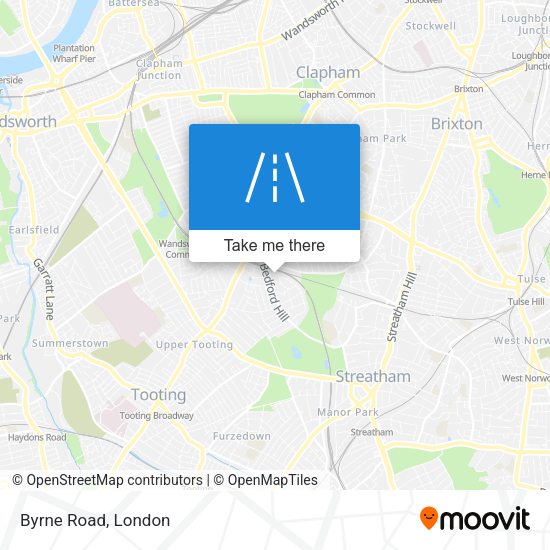 Byrne Road map