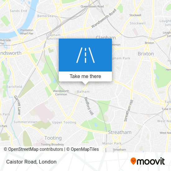 Caistor Road map