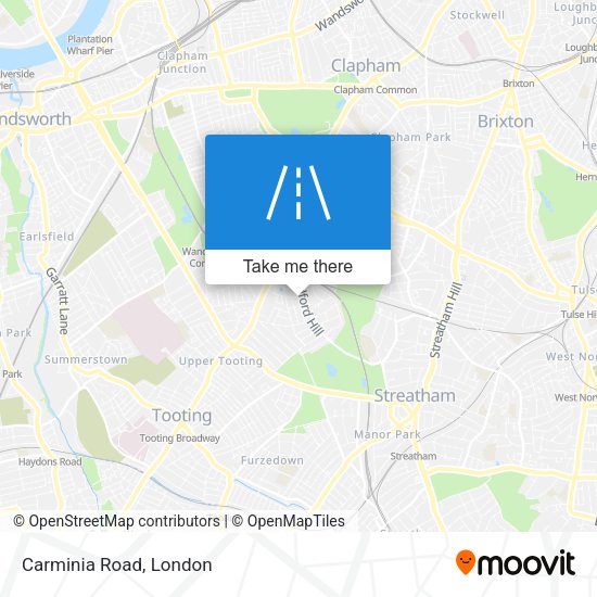 Carminia Road map