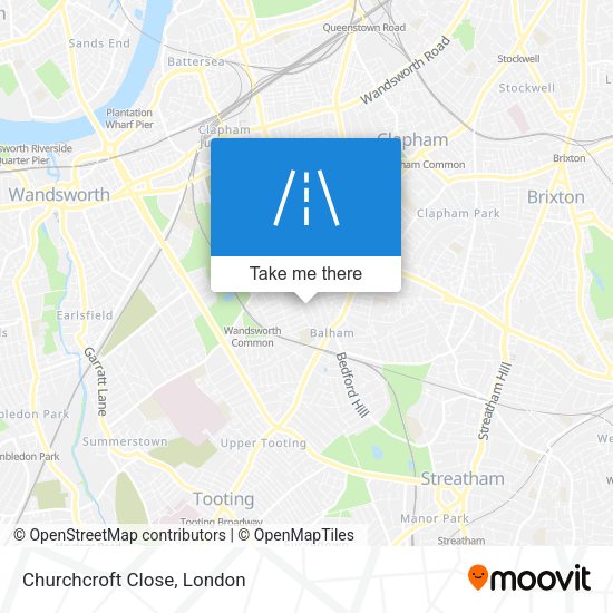 Churchcroft Close map