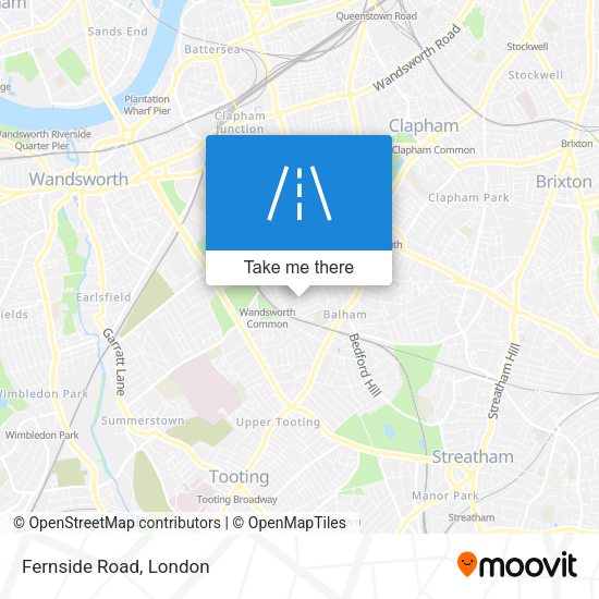 Fernside Road map