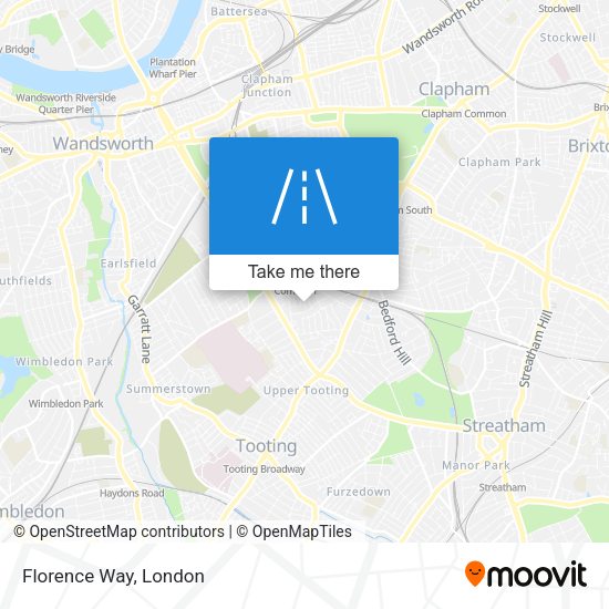 Florence Way map