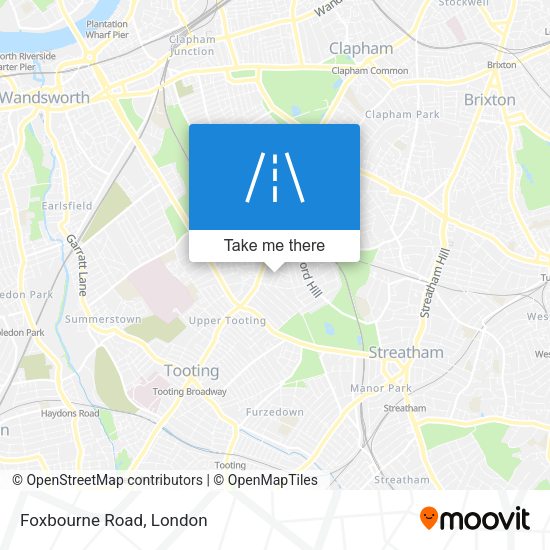 Foxbourne Road map