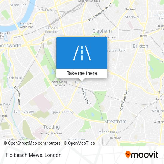 Holbeach Mews map