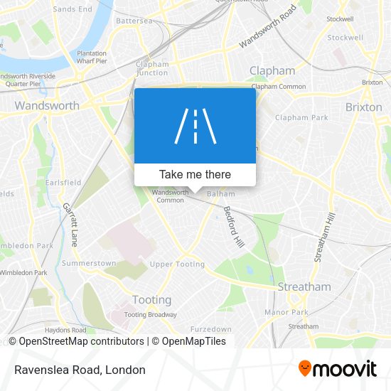 Ravenslea Road map