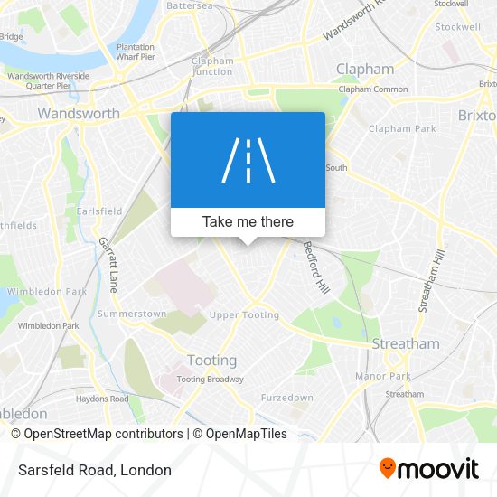 Sarsfeld Road map