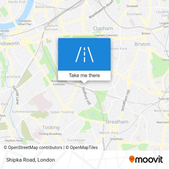 Shipka Road map