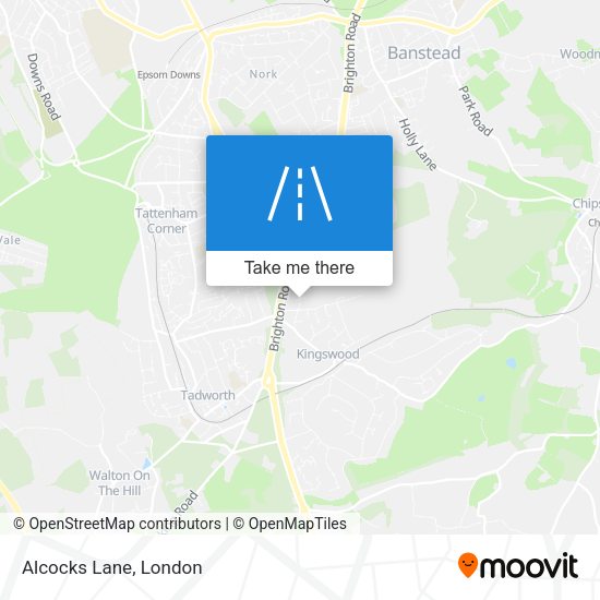 Alcocks Lane map