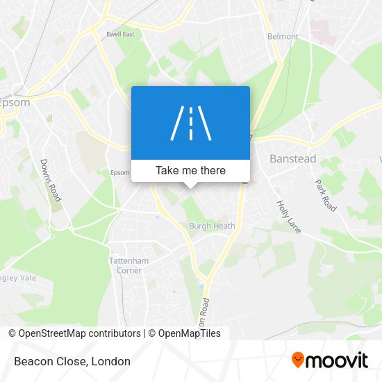 Beacon Close map