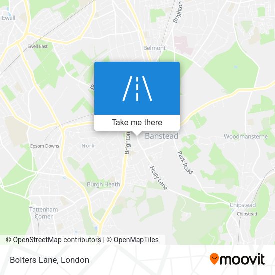 Bolters Lane map