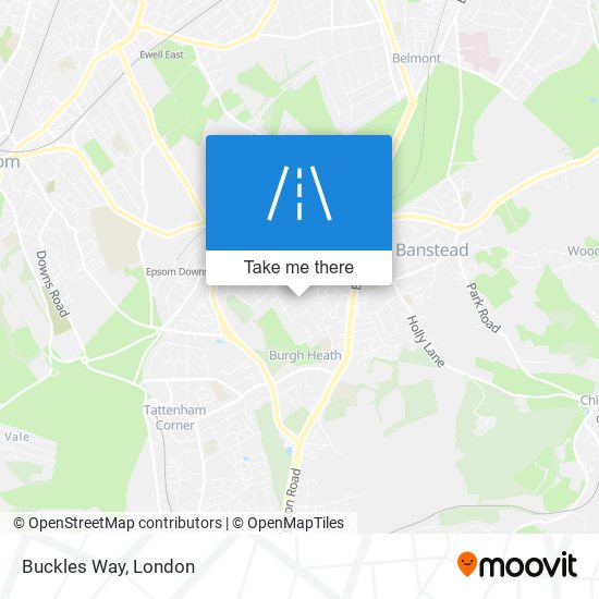 Buckles Way map