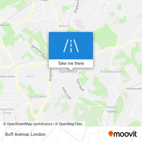 Buff Avenue map