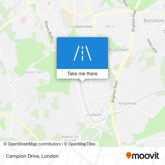 Campion Drive map