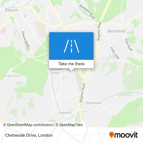 Chetwode Drive map