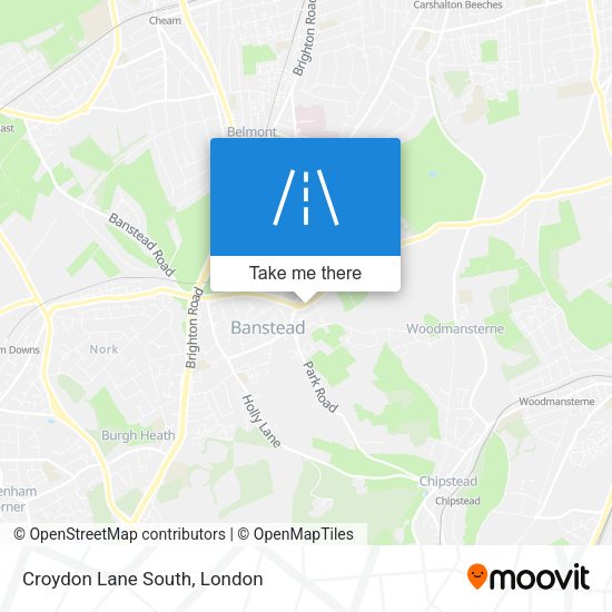 Croydon Lane South map