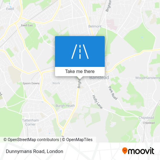 Dunnymans Road map