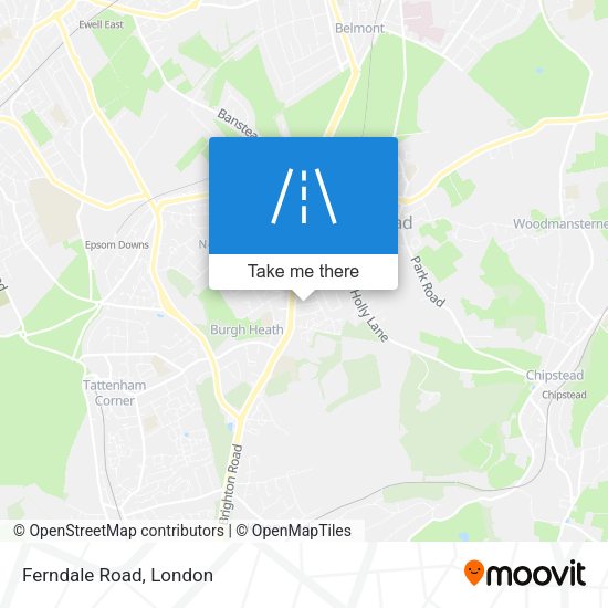 Ferndale Road map