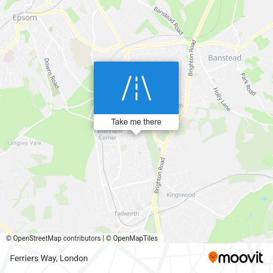 Ferriers Way map