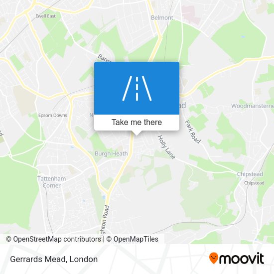 Gerrards Mead map