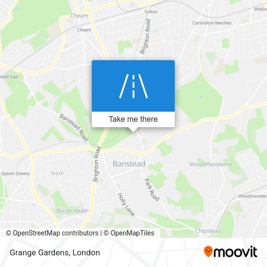 Grange Gardens map