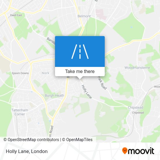 Holly Lane map