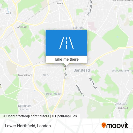 Lower Northfield map