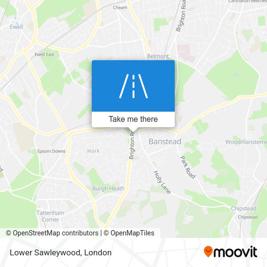 Lower Sawleywood map