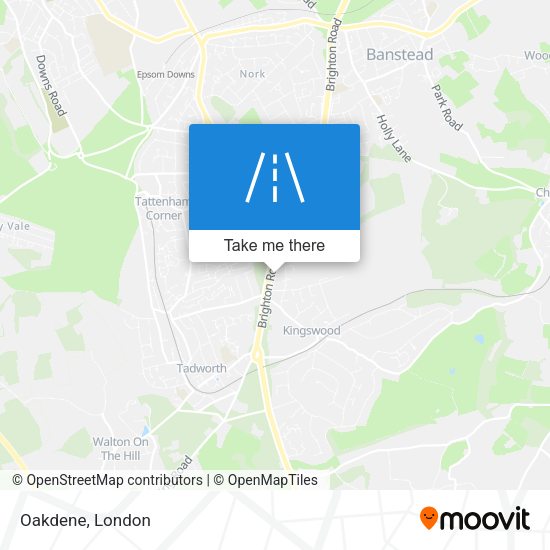Oakdene map