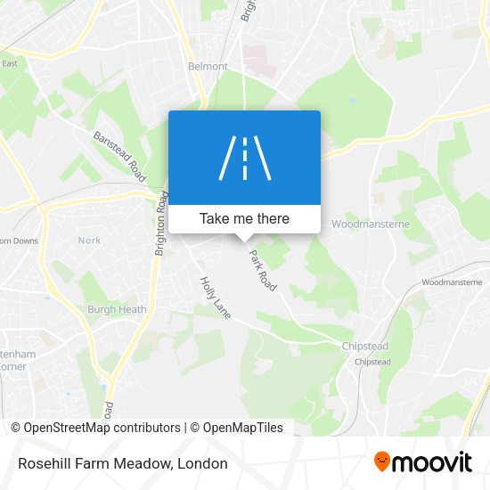 Rosehill Farm Meadow map