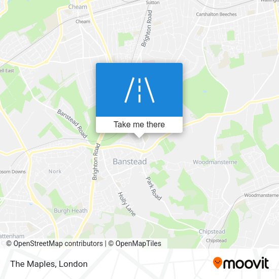 The Maples map