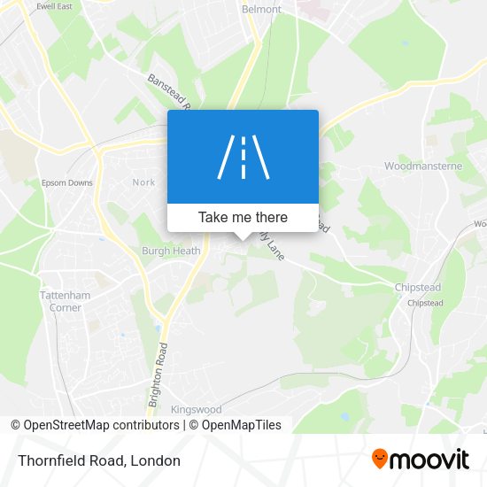 Thornfield Road map