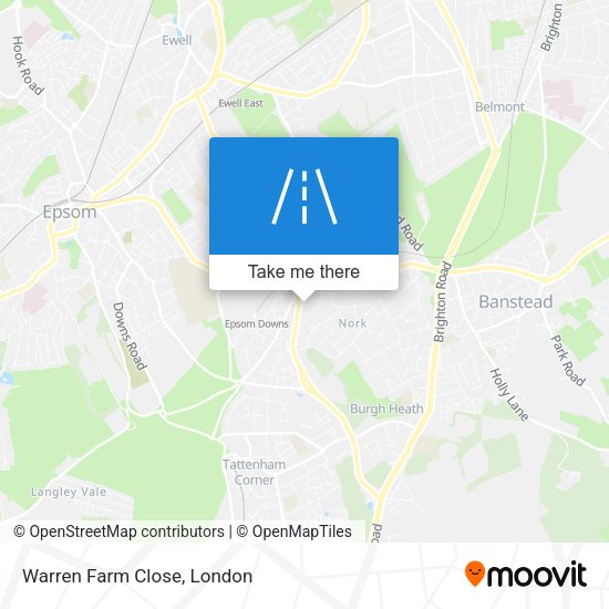 Warren Farm Close map