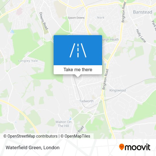 Waterfield Green map