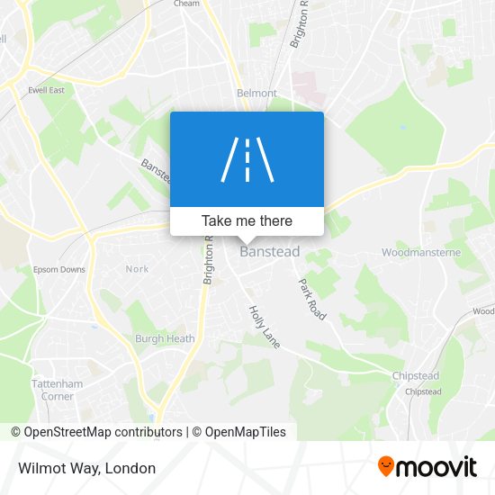 Wilmot Way map