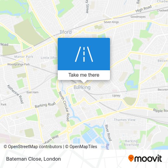 Bateman Close map