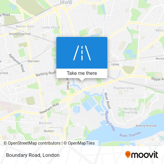 Boundary Road map