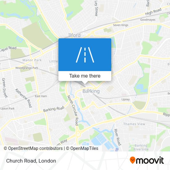 Church Road map