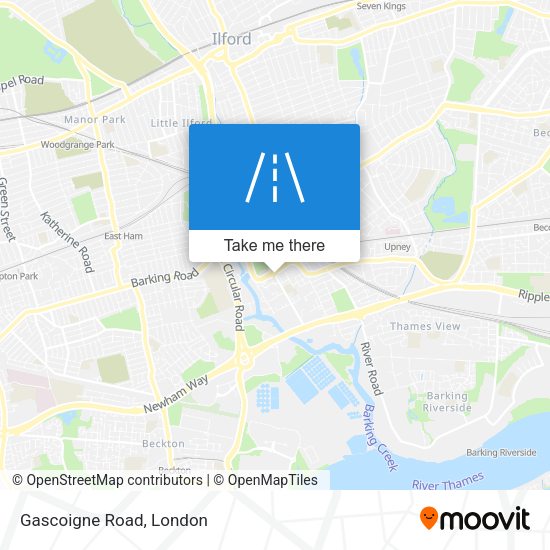 Gascoigne Road map