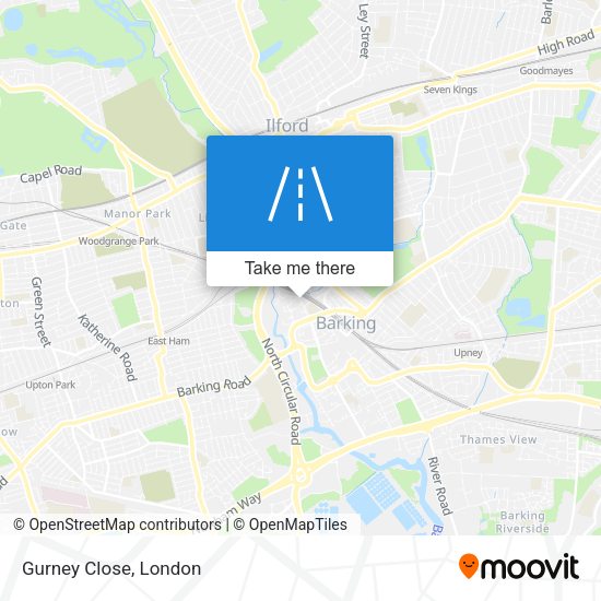 Gurney Close map