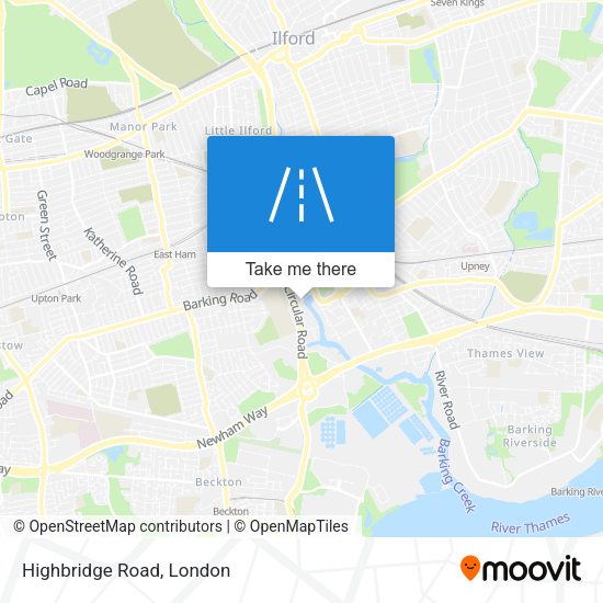 Highbridge Road map
