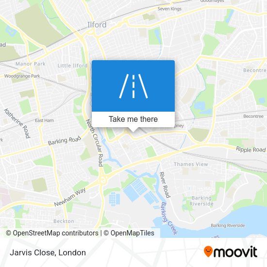 Jarvis Close map