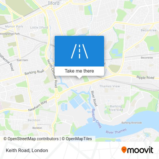 Keith Road map