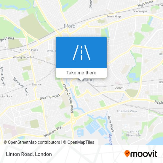 Linton Road map