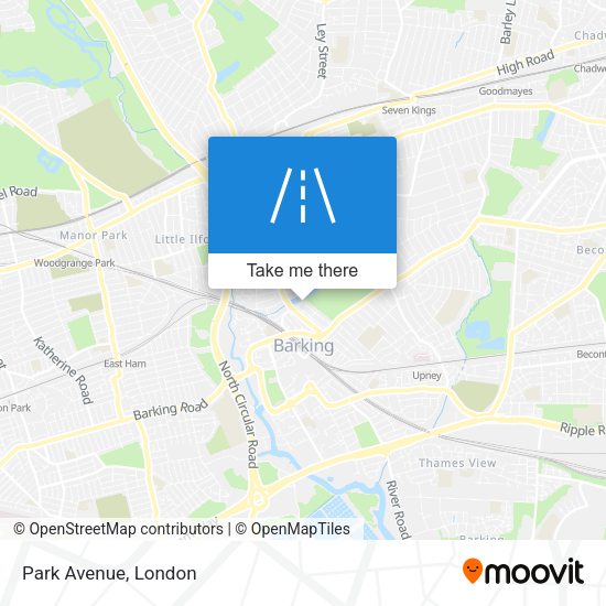 Park Avenue map