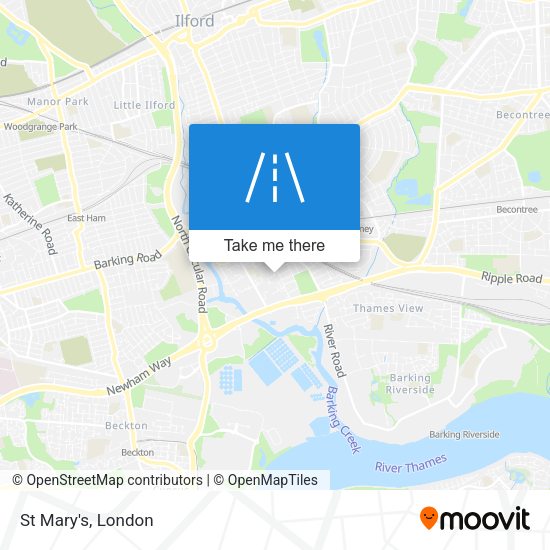 St Mary's map