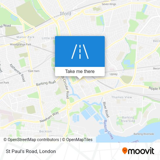 St Paul's Road map