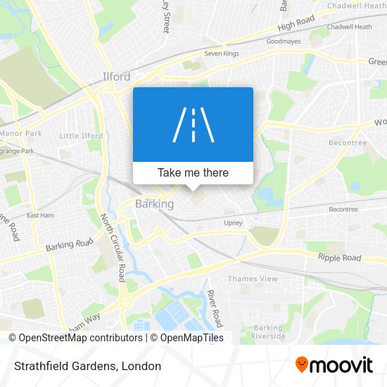 Strathfield Gardens map