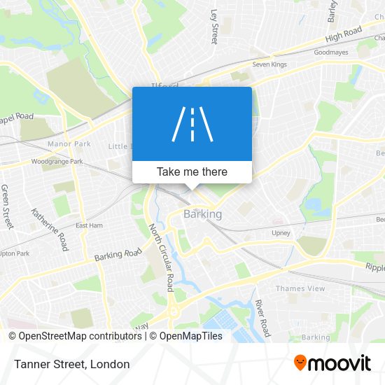 Tanner Street map