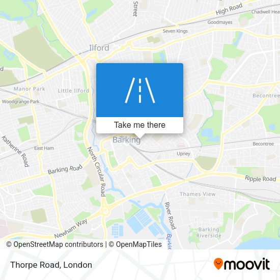 Thorpe Road map